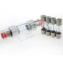 4 Pieces Car Audio Part Electronics 60A AGU Fuses with 4/8 Gauge Fuse Holder
