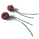 2pcs BA15S 1156 Bulb Socket Lamp Holder with Wires for LED Car Brake Light