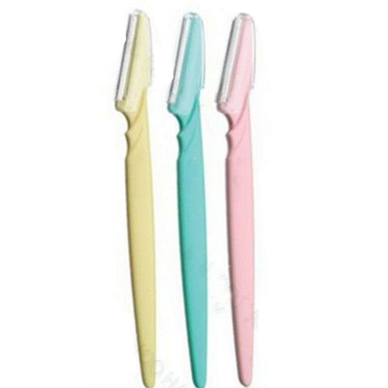 3pcs Facial Eyebrow Brow Razor Trimmer Shaper Shaver Blade Hair Remover Tool