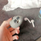 Cute Penguin Style Protective Case Silicone Cover with Carabiner for Airpods 1/2