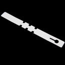 200pcs 2x20cm Gray Plastic Plant Hanging Tags Nursery Gardening Labels