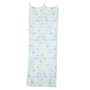 Triangle Pattern Room Window Curtain Drape Screen Sheer Voile Valance Green