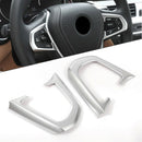 Steering Cover Trim Wheel Fit for BMW 5 Series G30 2018 Button Interior Frame