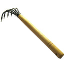 Durable 5-Tine Claw Rake Cultivator Seafood Rake with Wood Handle Gardening X3Q8