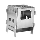 Outdoor Cooking Durable Stainless Steel Folding Pocket Alcohol Wood Stove