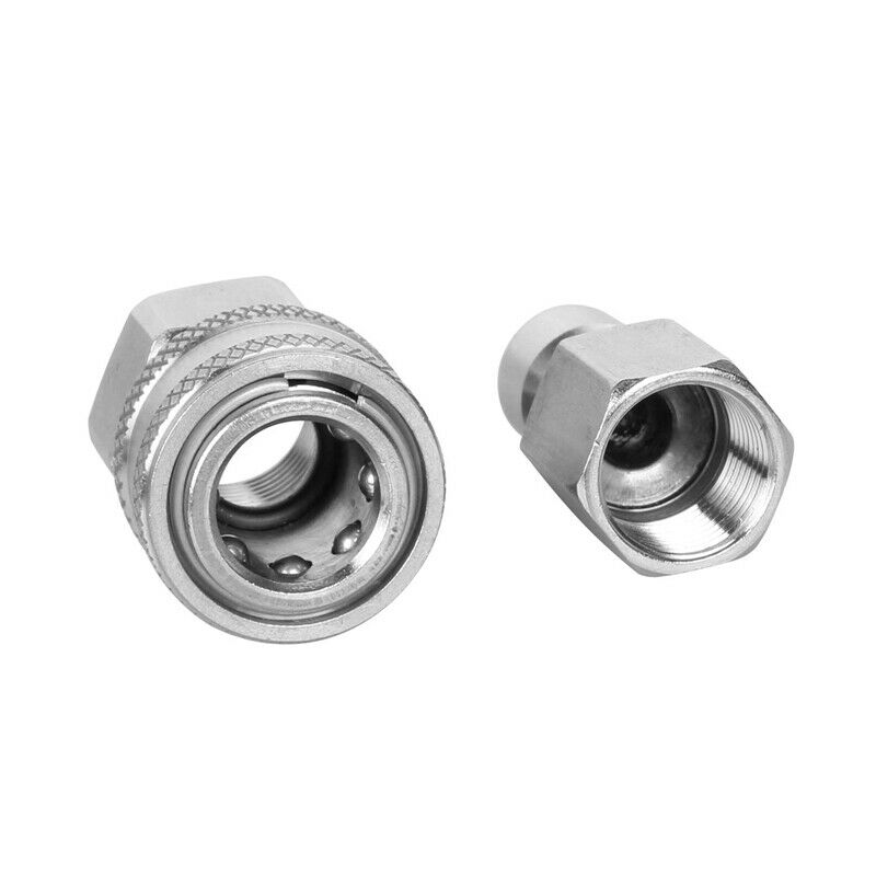 Stainless Steel Pressure Washer Adapter Set G3/8 Inch Female Quick Connect