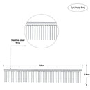 Pet Comb Dog Cat Metal Double Row Teeth Brush Grooming Hair Comb Fur Rake Tool.