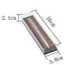 RectangleCase Pen Storage BoxStationery OrganizerSchool OfficeUse Transparent 3C