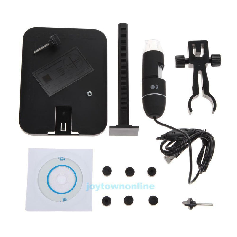 1000X 8 LED USB Digital Microscope Endoscope Magnifier 2MP HD Camera w/ Stand