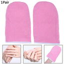 1 Pair Wax Warmer Protection Paraffin Hand Gloves Heater SPA Cotton Mittens JClj