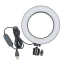8" Selfie Ring Light for Live Stream/Makeup Desktop Led Camera Ringlight Lamp