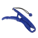 Floating Fish Grip Fishing Lip Grip Gripper Grabber Plier with Lanyard Blue