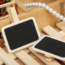 10X Top Mini Blackboard Chalkboard Office Home Wooden Message Holder Clip Vogue