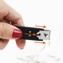 Anti-Splash Nail Clippers Cutter Manicure Stainless Steel Fingernail Clippe@