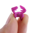 30X Mix Colored Girl Kid Baby Mini Flower Hair Claw Jaw Clip Hair Accessories JR
