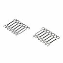 2 Pcs Black Metal Wave Wire Hoop Styling Flexible Headband Combs C9Z1