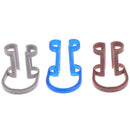 10X Cotton Roll Clips Disposable Plastic Clip Dental Dentist Clinic Holder ME