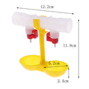 10x Double Feeder Drinker Chicken Drinking Fountain Cup Chickens Hens Ducks