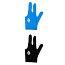 Left Hand Snooker Billiard Glove Three Finger Pool Cue Sticks Blue And Black