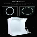Studio Light Tent LED Photography 31x31cm Photo Box Portable Backdrop Mini Cube