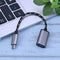 6.9inch Braided Alloy Micro USB Male to USB Female OTG Adapter Cable #gib