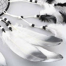 Taiji Dream Catcher with feather wall or car hanging #A decoration ornament #gib