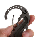 Multi-function Gear Key Holder Screwdriver Wrench Carabiner EDC Tools Outdoor