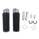 1 Pair Front Footpegs Rest Pegs Mini Pedals Fit for Kawasaki ZG1400 GTR1400