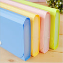 File Bag Pouch Bills Receipts Folder Card Holder Organizer Fastener  B3cU