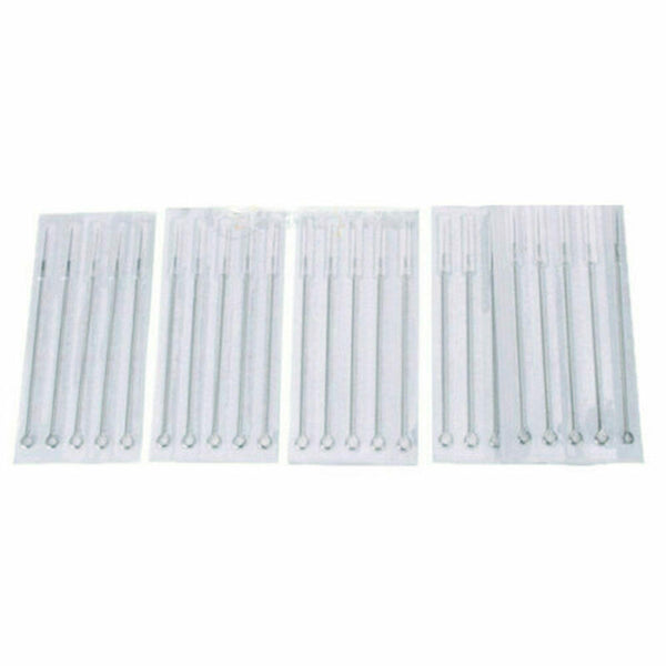 100X Sterile Tattoo Needles Body Art Mix Sizes 5/7/9 RL RS M1 3RL Disp OZX