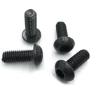 M5x10mm 10.9 Alloy Steel Button Head Hex Socket Cap Screw Bolt 100pcs