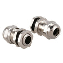 5 Pcs M12 Metal 3-6.5mm Dia Waterproof Cable Glands Connector H7T3