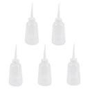 5pcs Industrial Clear Plastic Adhesive Gel Oil Pressure Bottle 250ml R2G1