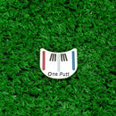 One Putt Golf Alignment Aiming Tool Ball Marker Magnetic Visor Hat Clip Alloy Fa