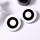 Acrylic Stud Earrings Round Ear Stud Funny Design Creative Fashion Jewelry