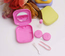 Travel Mini Storage Contact Lens Holder Mirror Box Container Xed LJ