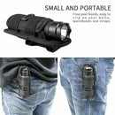 Portable Flashlight Pouch Holster Belt Carry Case Holder 360 Rotat with Deg Z8D3