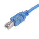 3meters USB 2.0 High Speed Cable Long Printer Lead A to B Blue Shielded