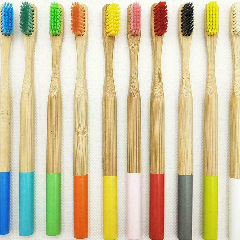 Eco-friendly Bamboo Toothbrush Oral Care Ecological Biodegradable Round han S6R2