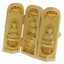 Buddha Statue Carved Locker Box Sculpture Decoration Made of Boxwood Style-2