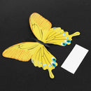12pcs PVC Butterfly Wall Stickers Wedding Party Butterflies  Decr Yellow A