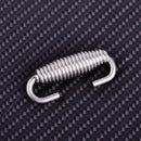 Pair 70cm Stainless Steel Motorcycle Muffler Exhaust Pipe Spring Fastener Kit