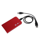 2.5 "EXTERNAL CASE ENCLOSURE USB 2.0 HARD RED T2Z6