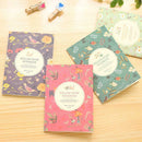 1pc Flower Bird Pocket Notebook Journals Paper Weekly Planner Writing Pad