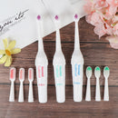 1 Set Electric Toothbrush With 2 Brush Heads Battery Operated Teeth Br ME