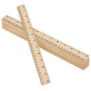 12 x Wood Ruler Student Rulers Wooden School Rulers Office Ruler Measuring  S4U6