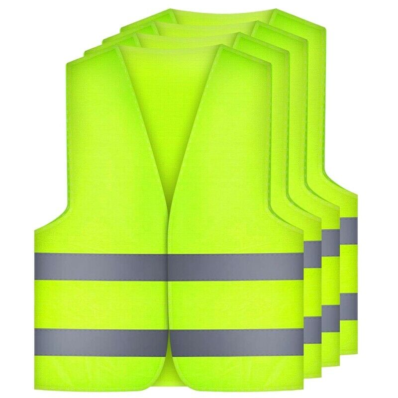4 Pcs. Safety Vests Car Puncture Vest Safety Vest, Safety Warning Vest En 4 X8X6