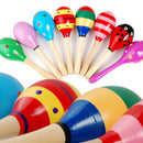 Baby Kids Sound Music Toddler Rattle Musical Wooden Colorful Toys Xmas 3C