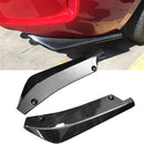 Carbon Fiber Rear Bumper Lip Diffuser Splitter Canard Protector Car Accessories