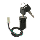 4-Wire Ignition Key Barrel Switch for 110cc-250cc PIT Quad Dirt Bike ATV